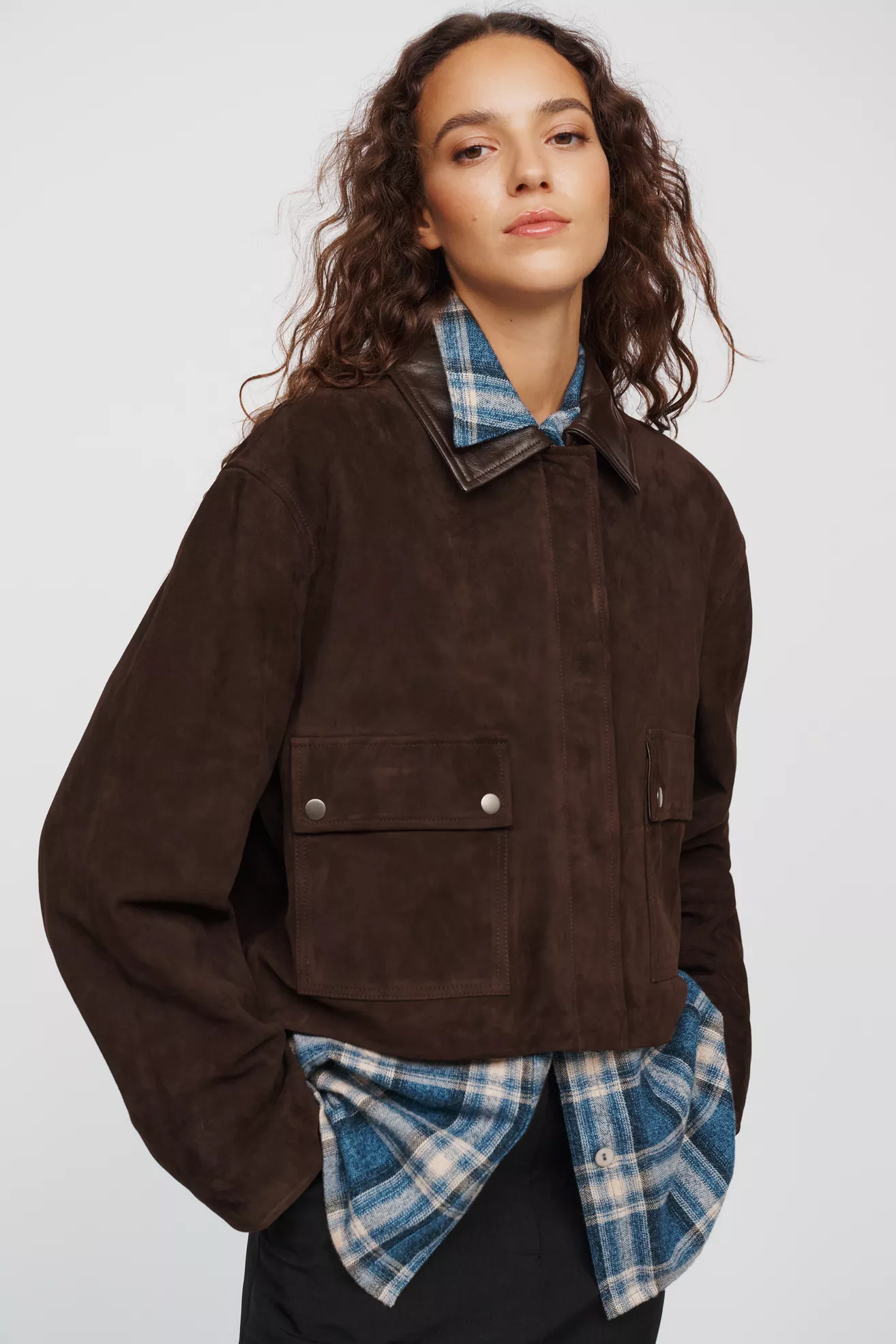 Pilcro Suede Utility Jacket - thumbnail 5