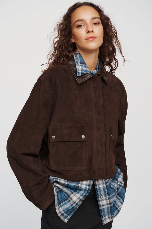 Pilcro Suede Utility Jacket #4