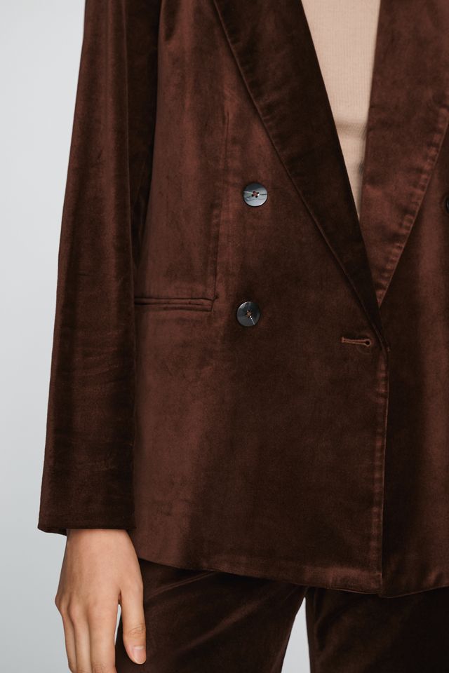 Maeve Velvet Blazer #1