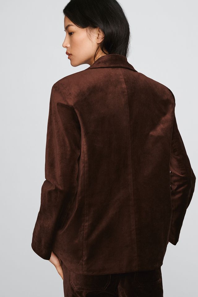 Maeve Velvet Blazer #4