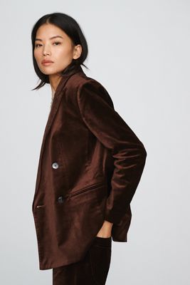 Maeve Velvet Blazer
