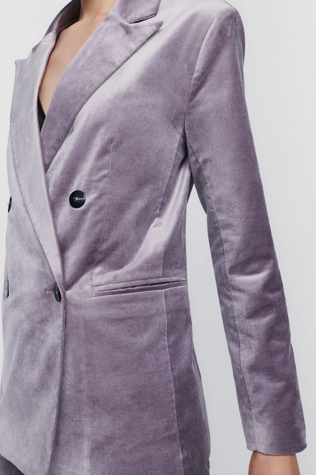 Maeve Velvet Blazer #1