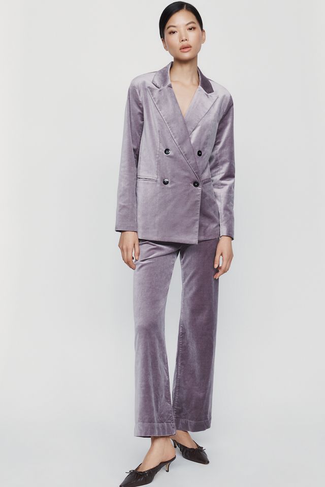 Maeve Velvet Blazer #3