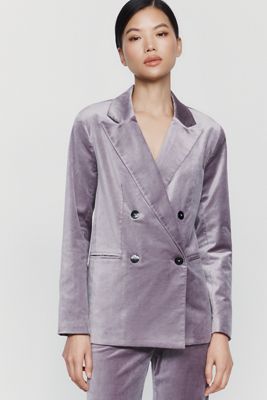 Maeve Velvet Blazer
