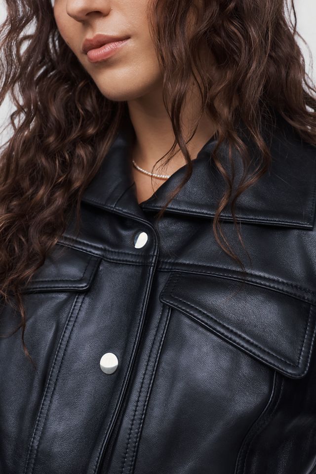 By Anthropologie Peplum Trucker Jacket #2