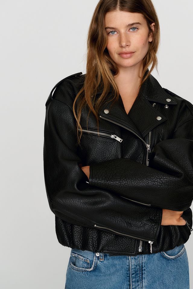 By Anthropologie Leather Moto Jacket #2