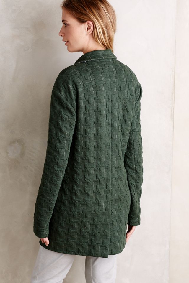 Extended Houndstooth Blazer #1