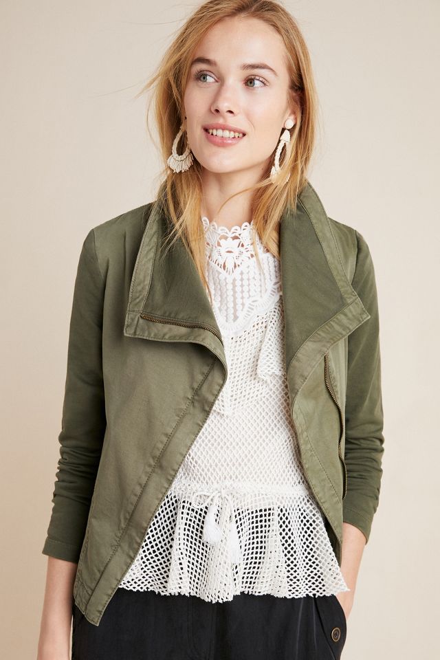 Anthropologie moto outlet jacket