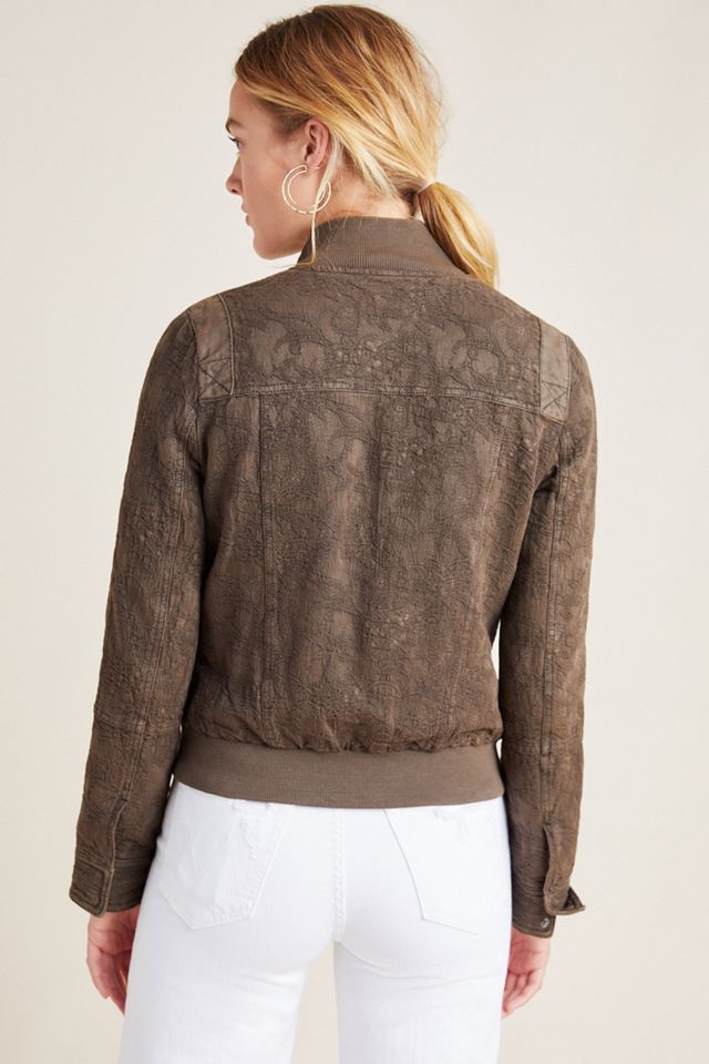 Marrakech Colby Jacquard Bomber Jacket #1