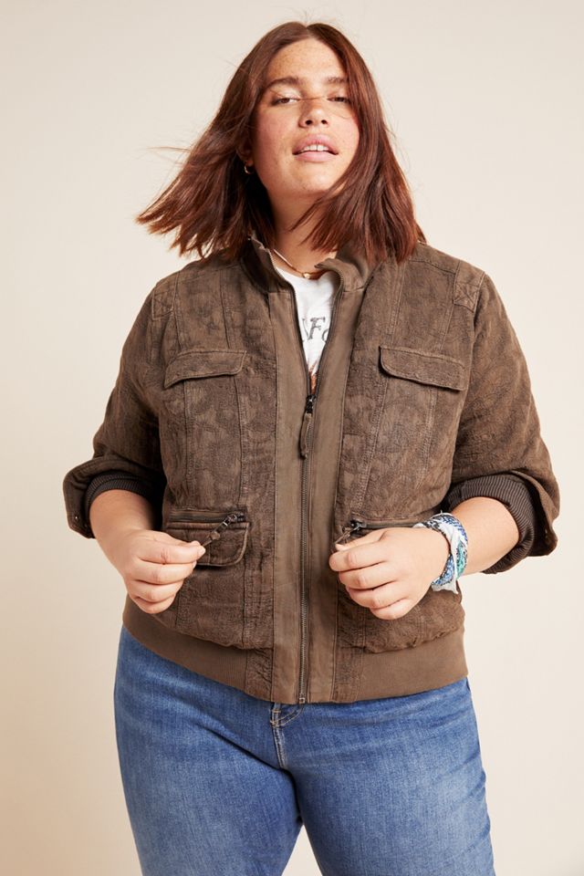 Marrakech Colby Jacquard Bomber Jacket #7