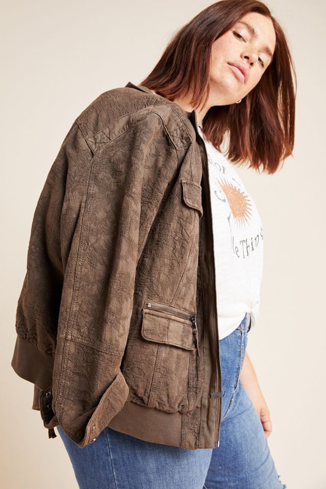 Marrakech Colby Jacquard Bomber Jacket #8