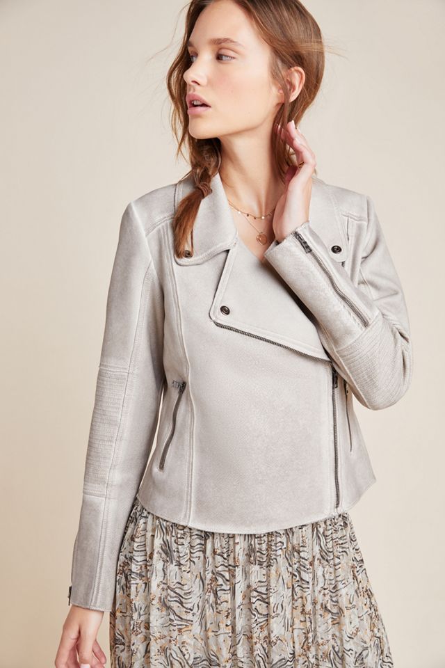 Marrakech Python Sueded Moto Jacket #1