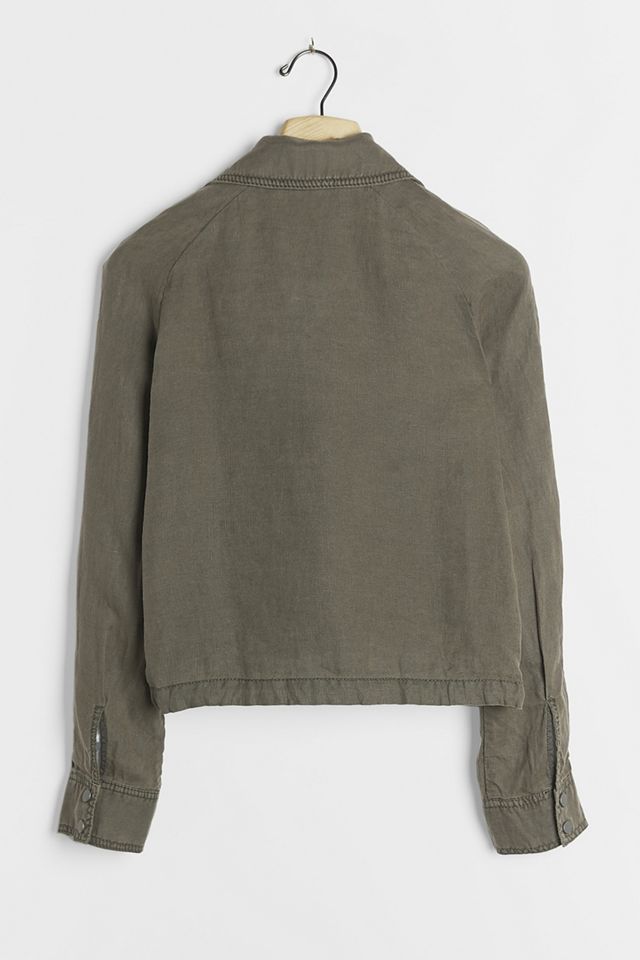 Marrakech Marlo Linen Moto Jacket #1