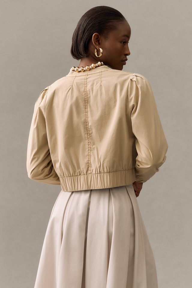 Marrakech Linden Poplin Bomber Jacket #1