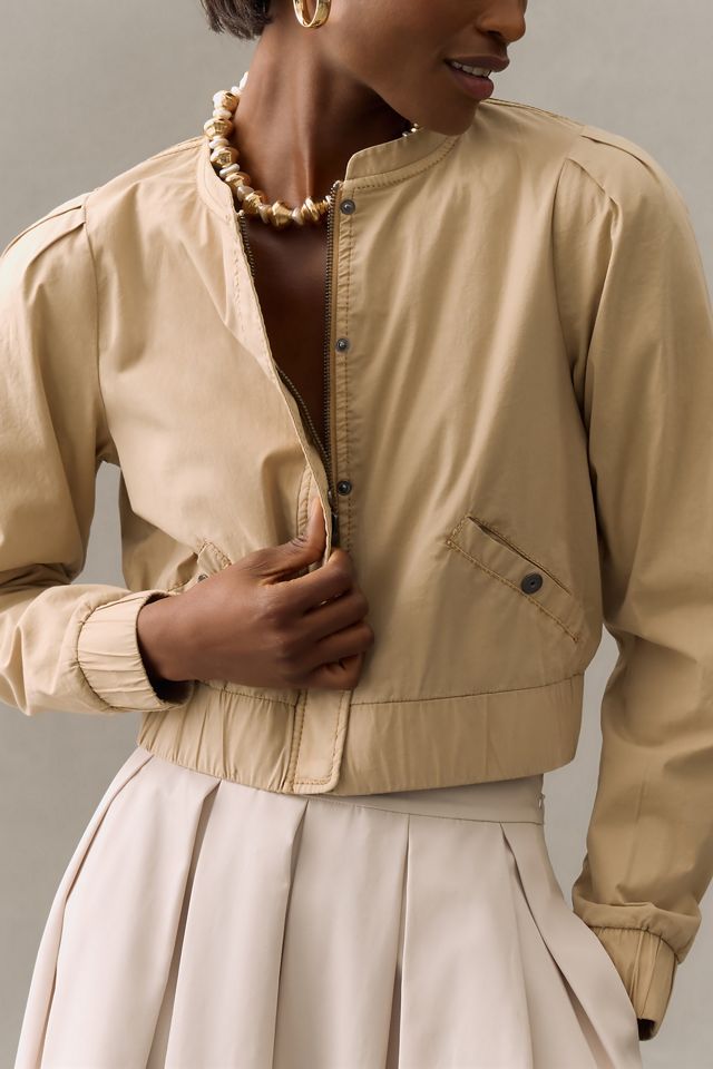 Marrakech Linden Poplin Bomber Jacket #2