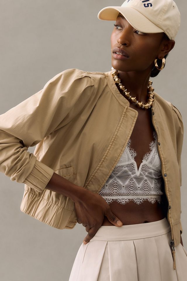 Marrakech Linden Poplin Bomber Jacket #3