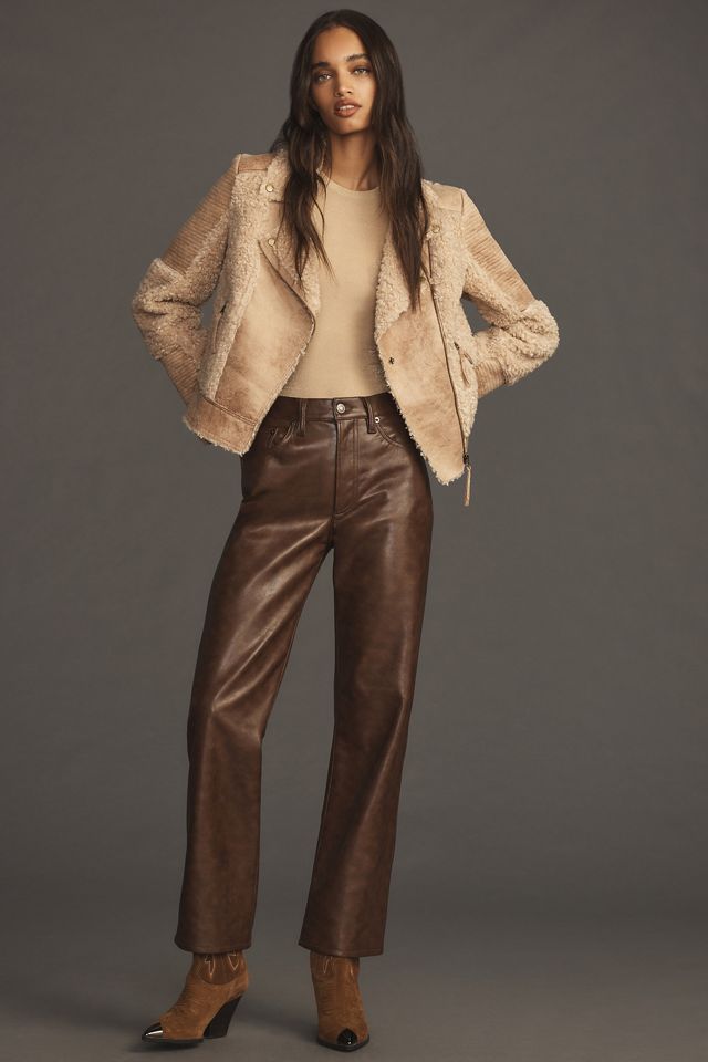 Marrakech Sherpa Mix Moto Jacket #3