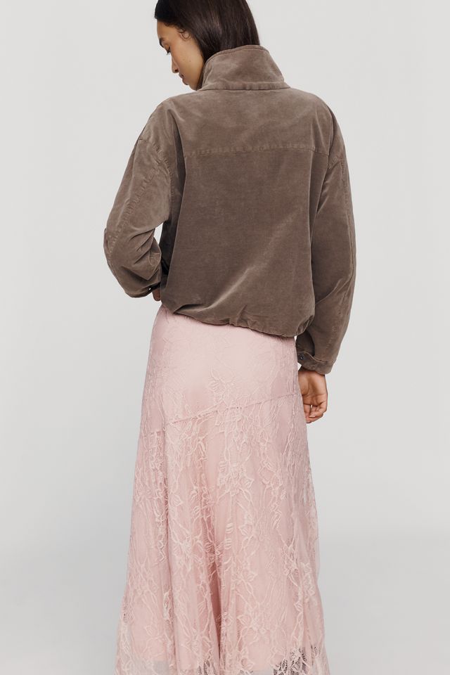 Marrakech Corduroy Funnel-Neck Jacket #1