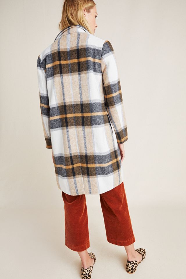 Emilie Plaid Blazer Coat #1