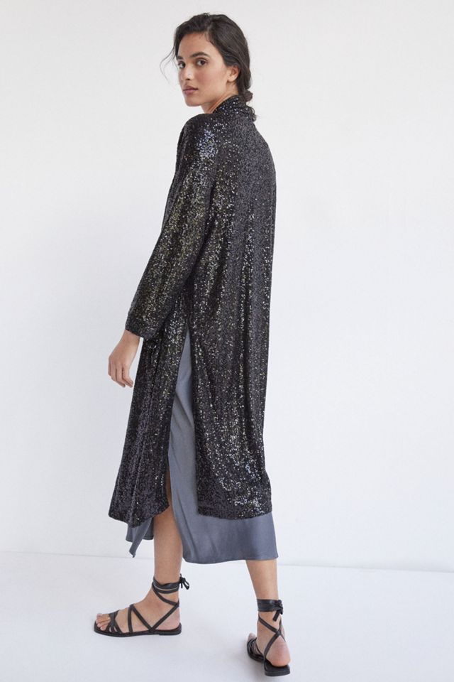 Sequined Duster Jacket #3