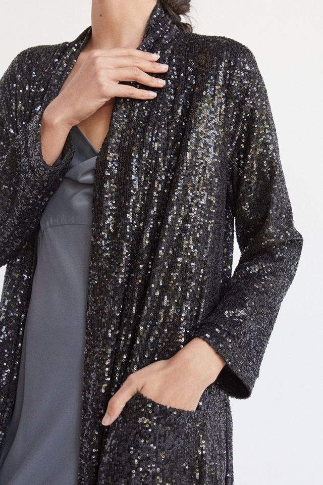 Sequined Duster Jacket #4