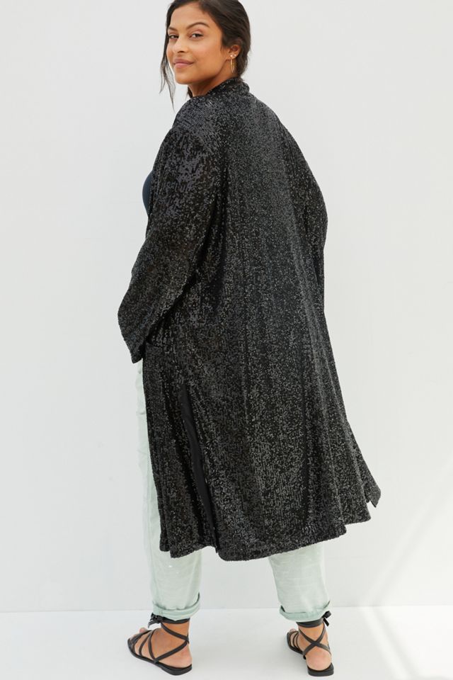 Sequined Duster Jacket #7