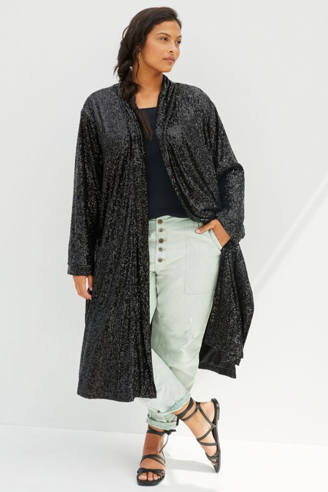 Sequined Duster Jacket #8
