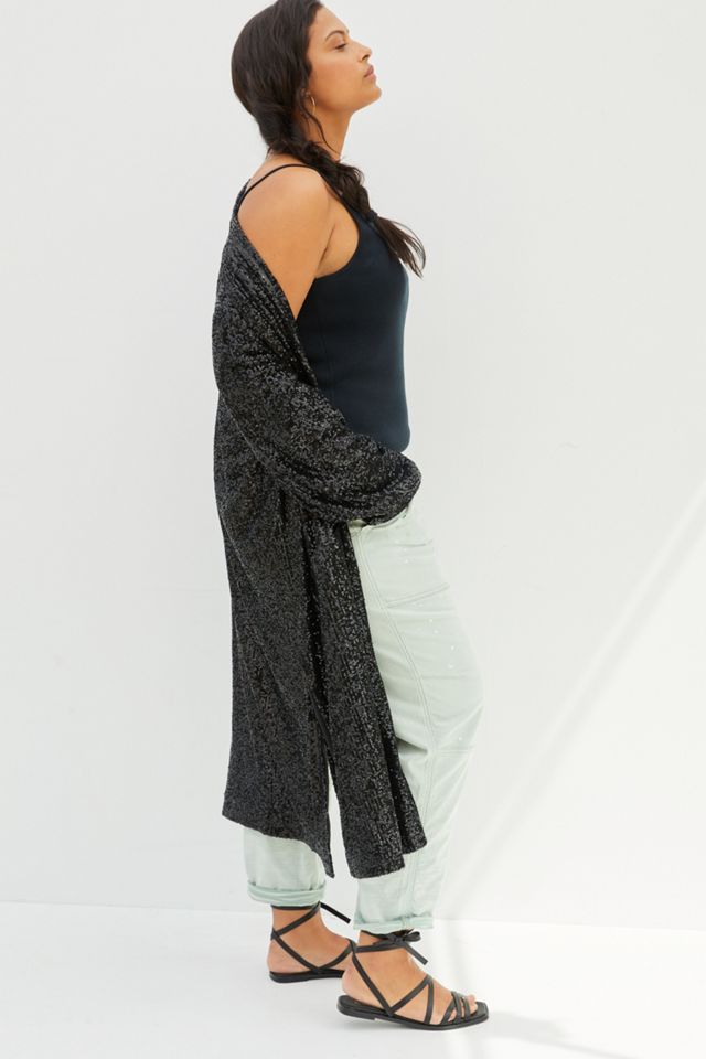 Sequined Duster Jacket #5