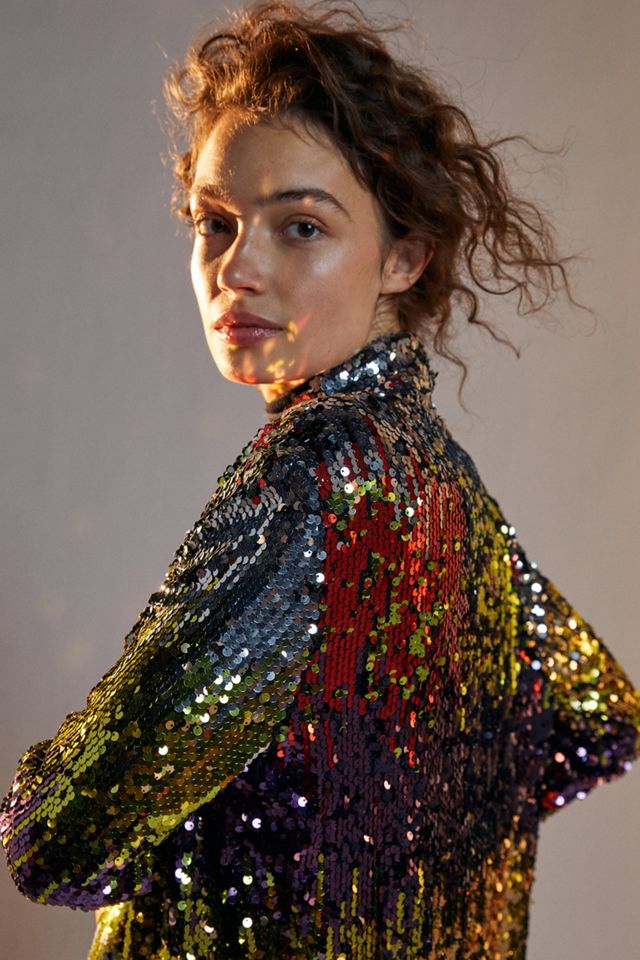 Dulcinea Sequined Duster Jacket #2