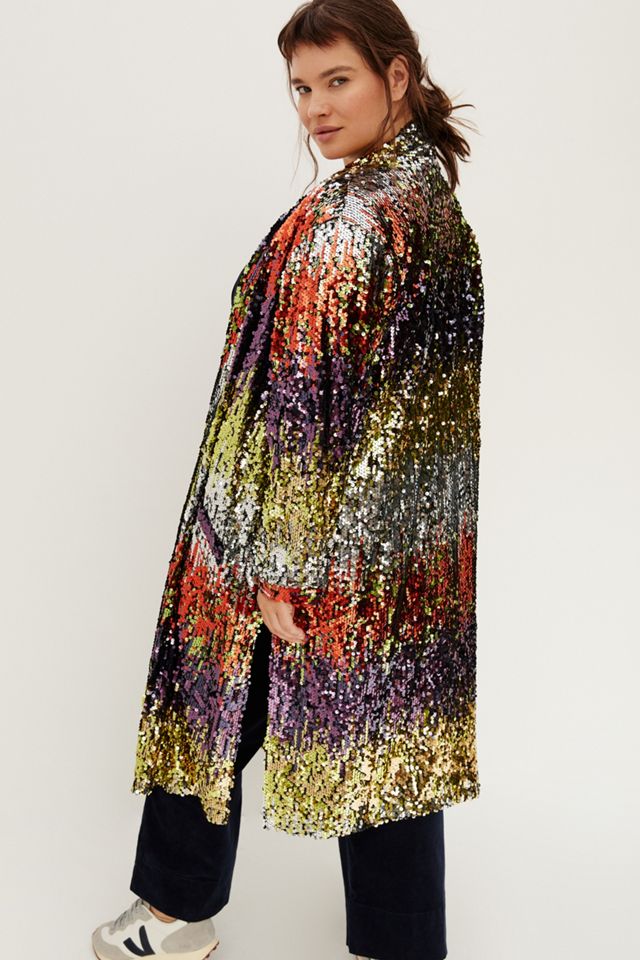 Dulcinea Sequined Duster Jacket #6