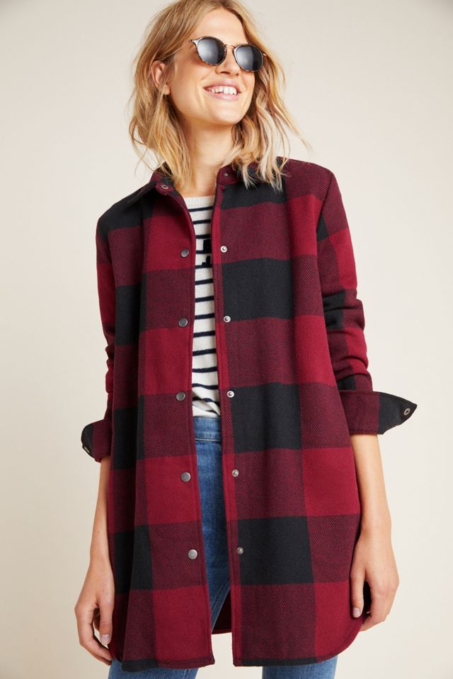 Eldridge Plaid Shirt Jacket #1