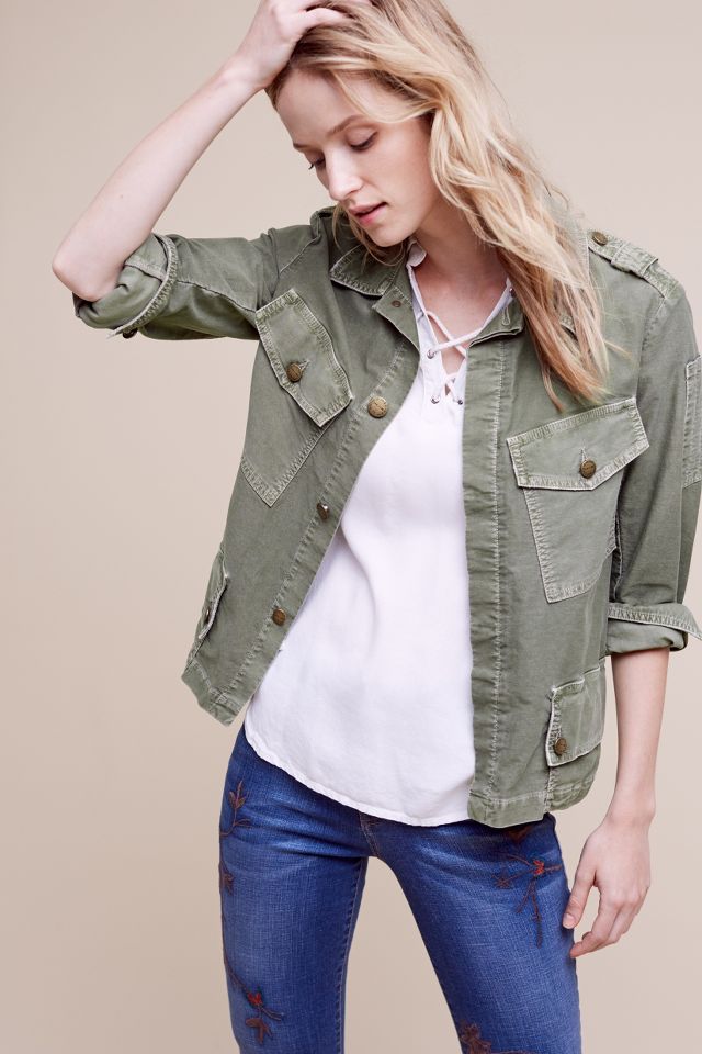 Anthropologie shop military jacket