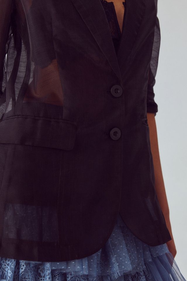 DOLAN Sheer Blazer #3