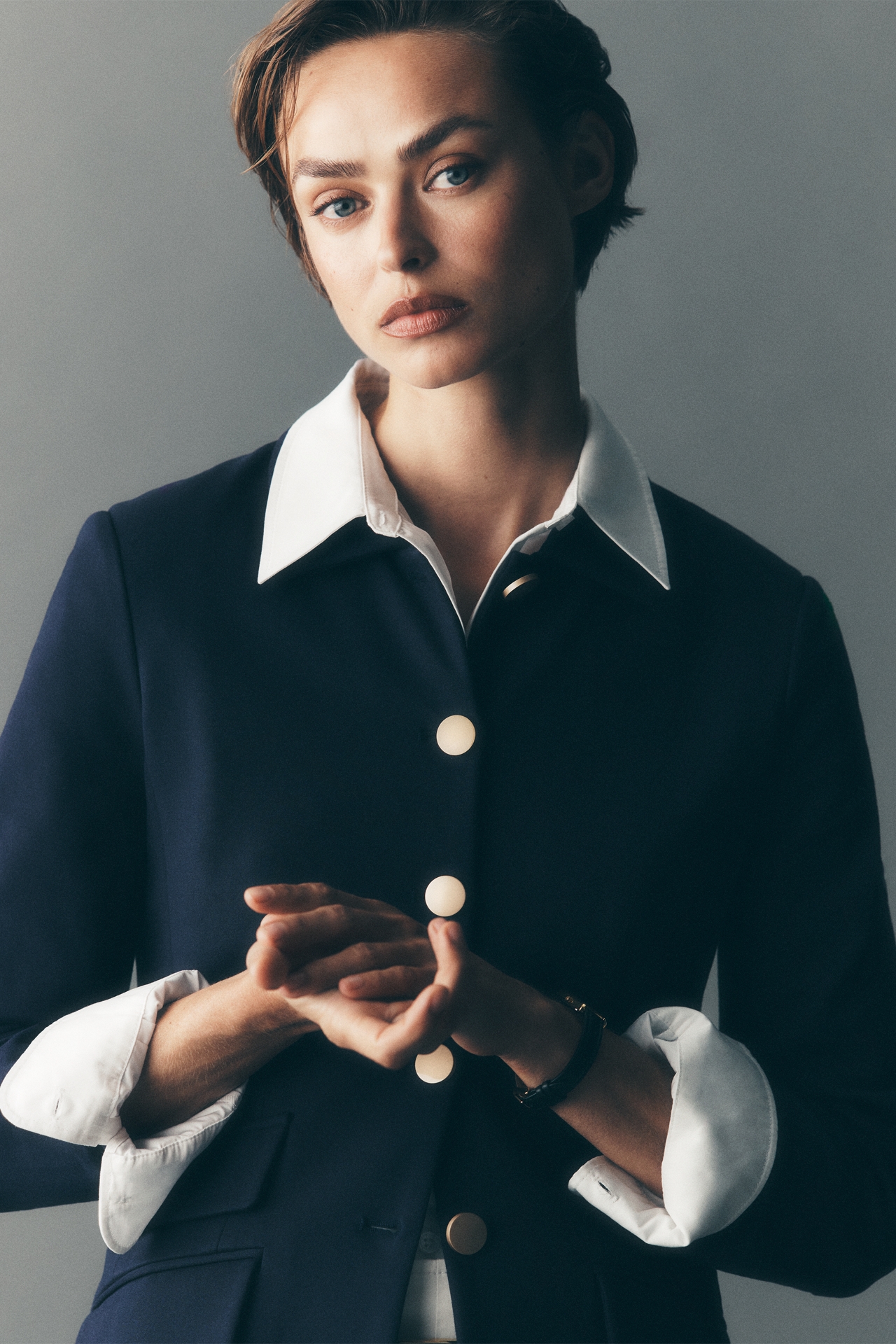 DOLAN Ponte Military Blazer