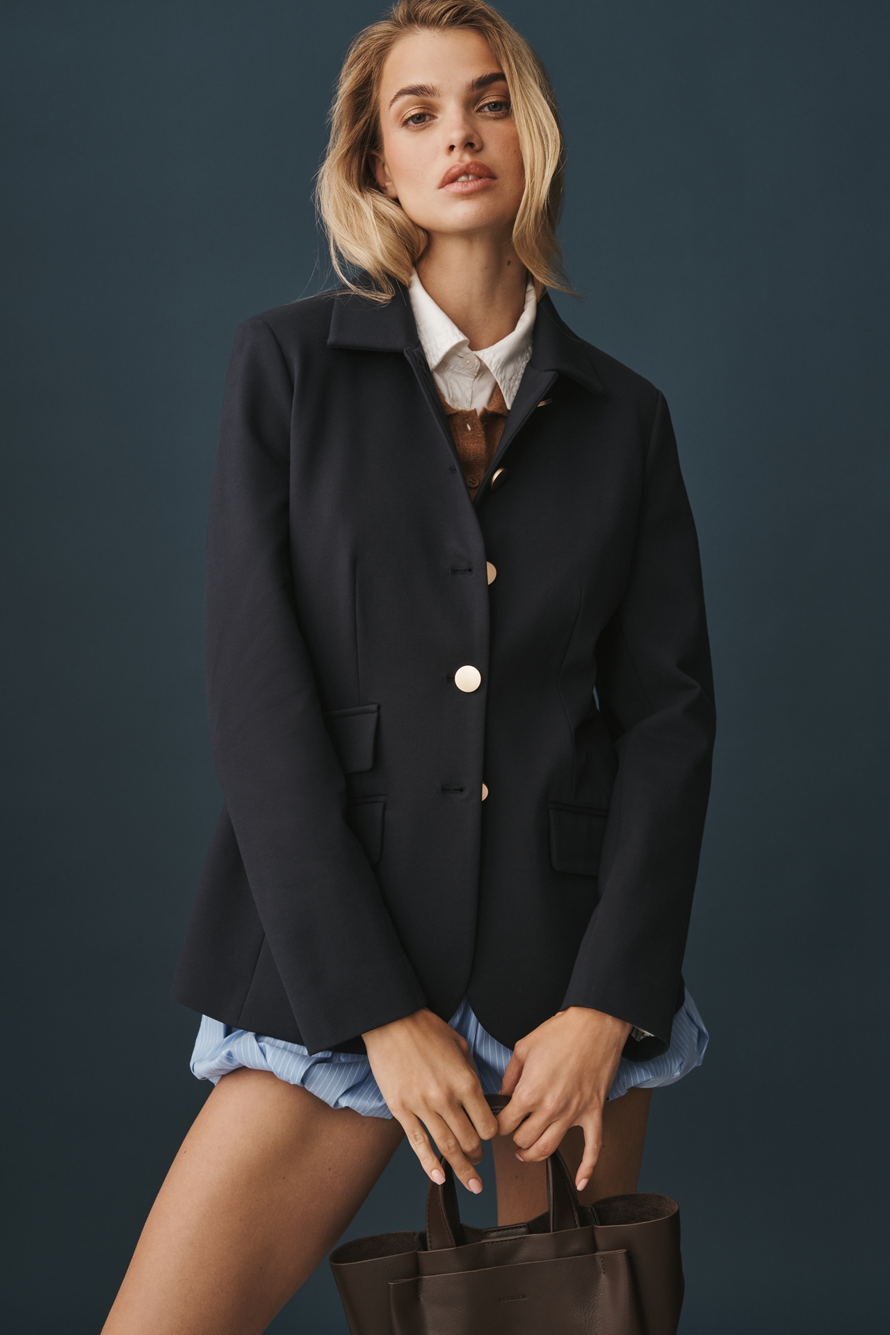 DOLAN Ponte Military Blazer