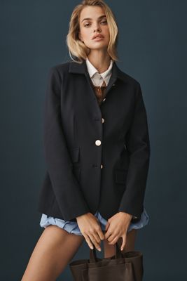 DOLAN Ponte Military Blazer