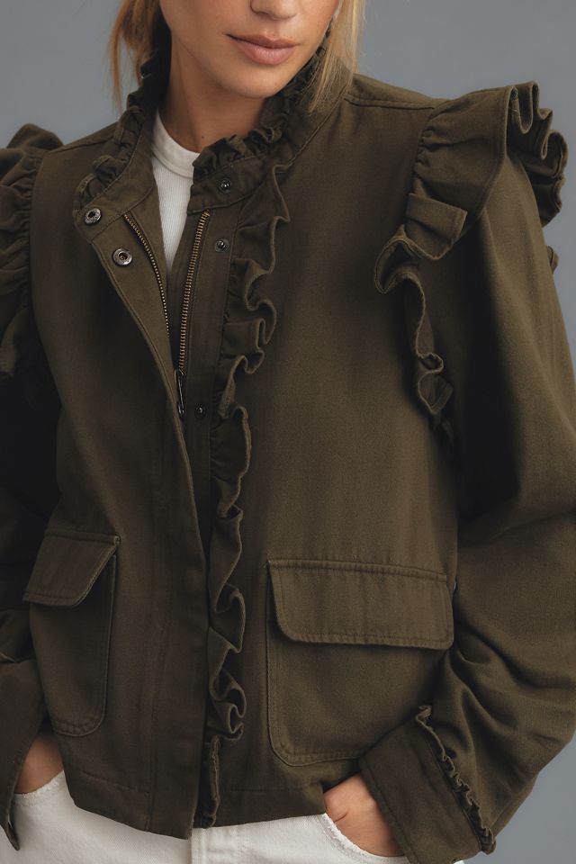 DOLAN Ruffled Utility Jacket #1