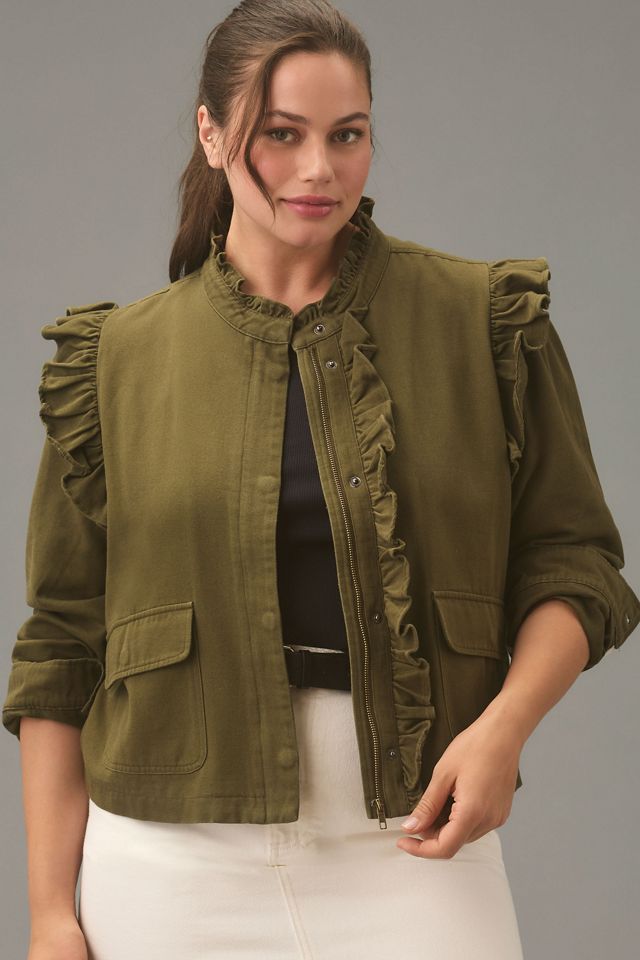 DOLAN Ruffled Utility Jacket #4
