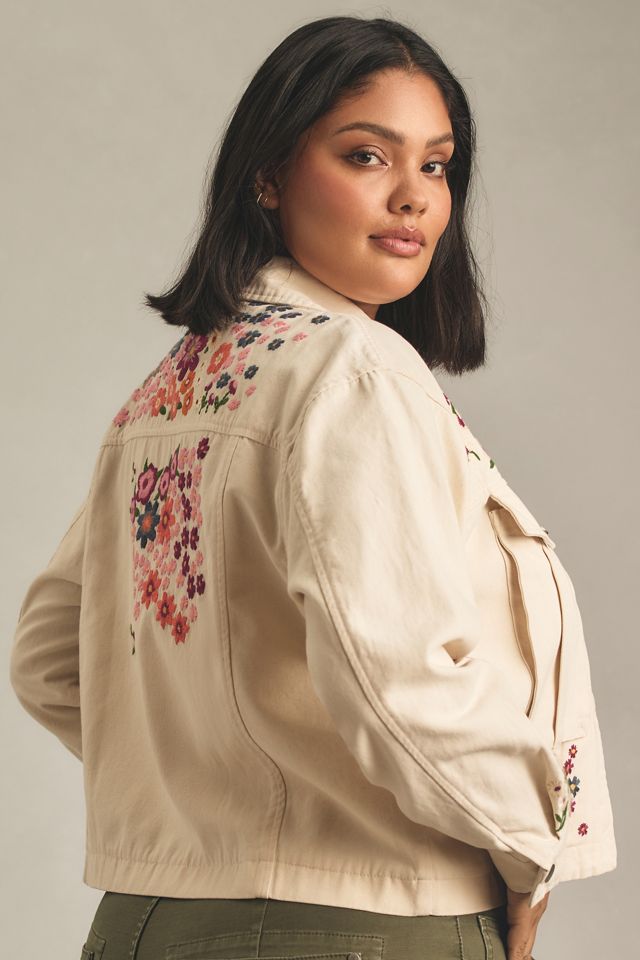 DOLAN Floral Embroidered Jacket #5