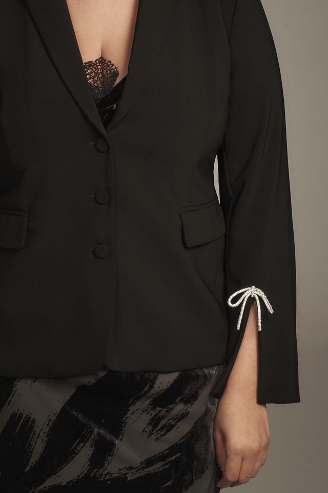 Dolan Left Coast Crystal Bow Blazer #8