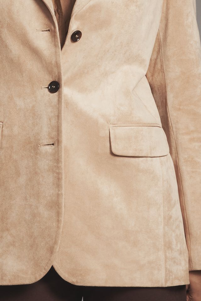 DOLAN Faux-Suede Boyfriend Blazer