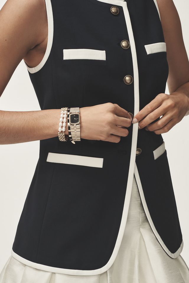 Dolan Left Coast Ponte Piped Vest #2