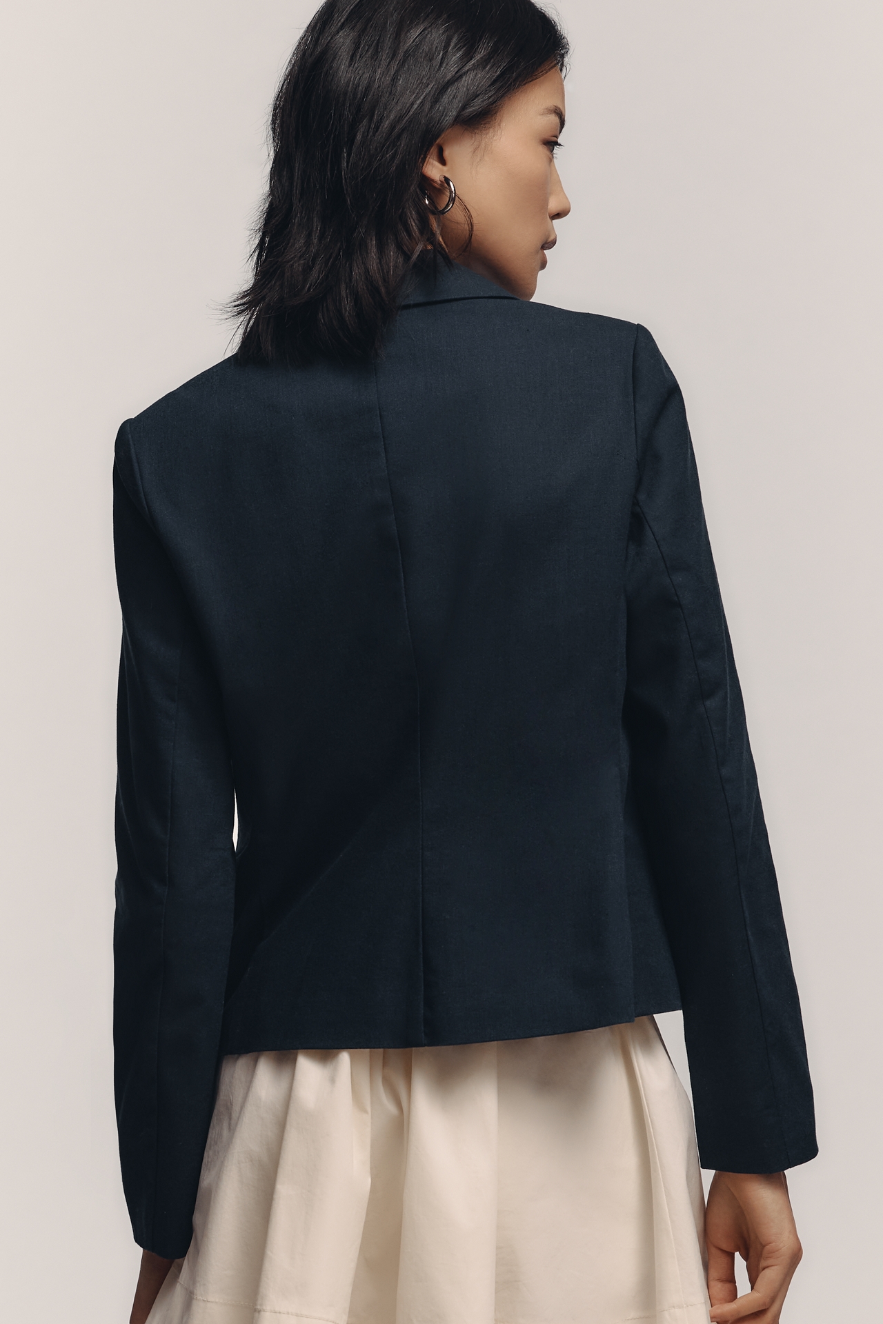 Dolan Left Coast Linen Blend Bow Tie-Front Blazer