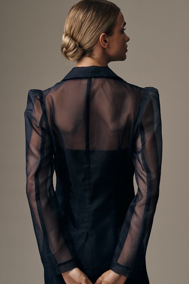 Dolan Left Coast Sheer Organza Blazer