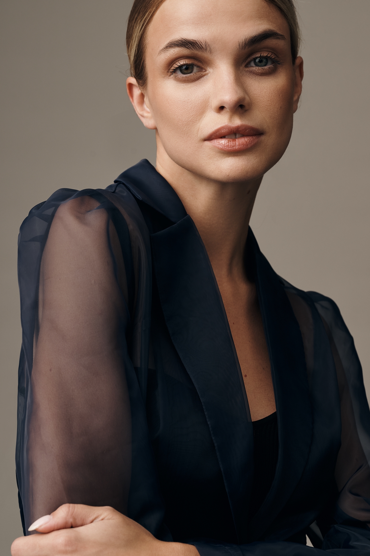 Dolan Left Coast Sheer Organza Blazer