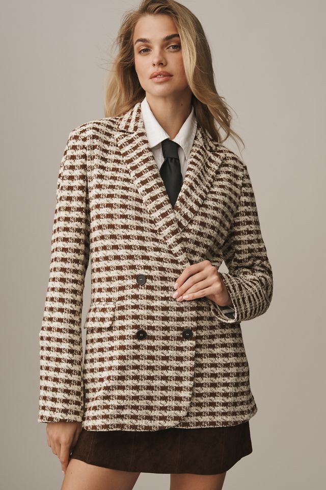Dolan Left Coast Knit Houndstooth Blazer #3