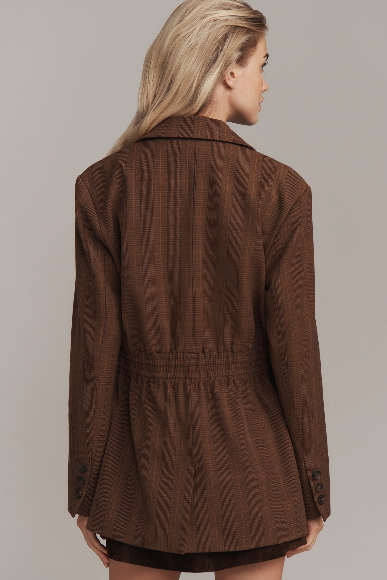 Dolan Left Coast Cinched-Waist Blazer