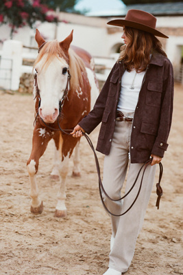 Dolan Faux-Suede Utility Jacket | Anthropologie