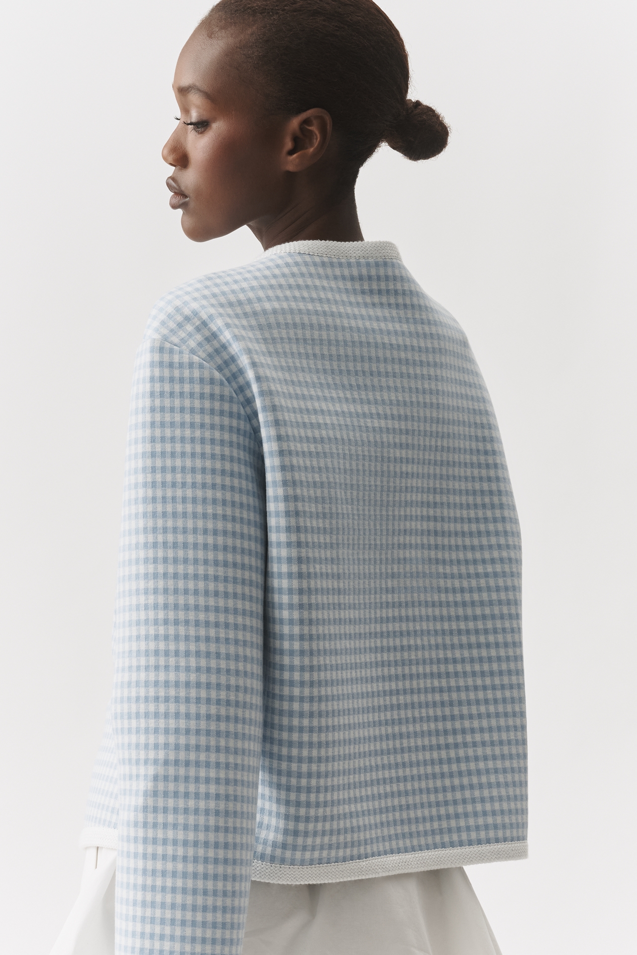 Dolan Left Coast Gingham Ponte Jacket