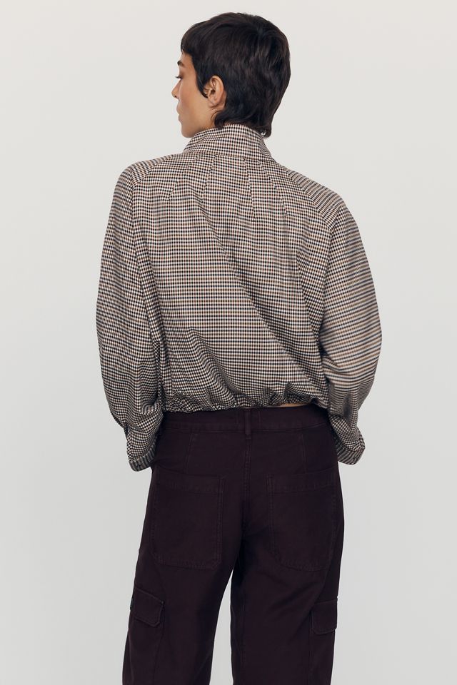 Dolan Left Coast Funnel-Neck Bubble-Hem Jacket #3